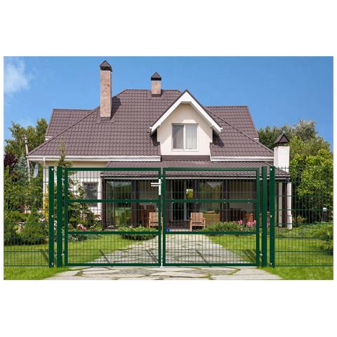 Pacchetto Cancello Battente In Rete Razo 300b140 + Cancello Verde Da 1 M - Foto 2