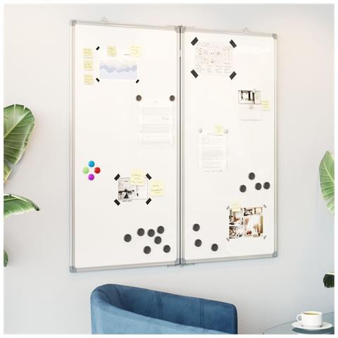 Lavagna Magnetica Pieghevole 100x100x1,7 Cm In Alluminio - Foto 1