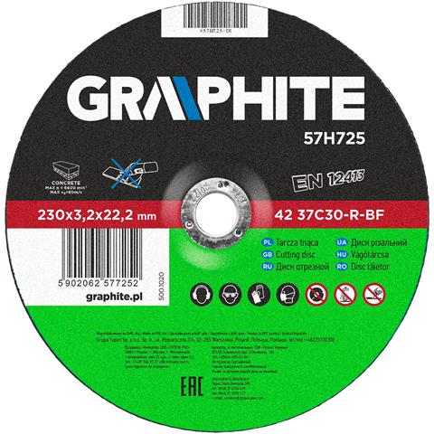 Disco Da Taglio Pietra 230 X 3,2 X 22,2 Mm, 42 37c30-r-bf - Foto 1