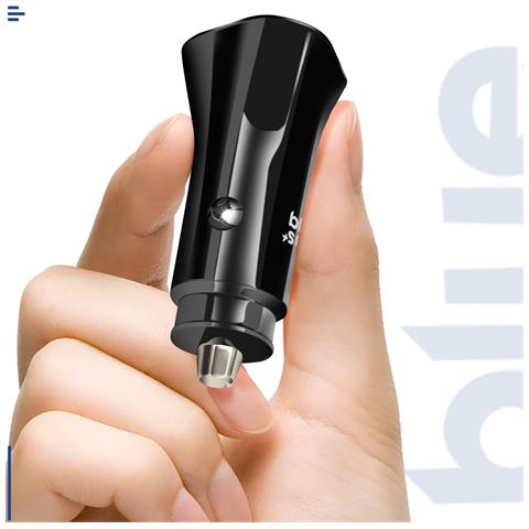 Caricabatterie Da Auto Usb-c 20w Power Delivery Carica Rapida Compatto, Nero - Foto 2