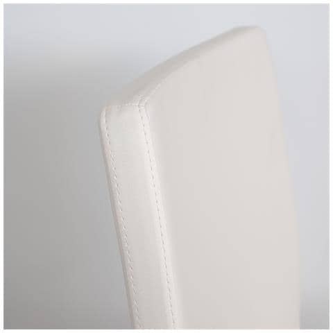 Sedia Trudy Gambe Antracite Cuscino Bianco 01 - Foto 3