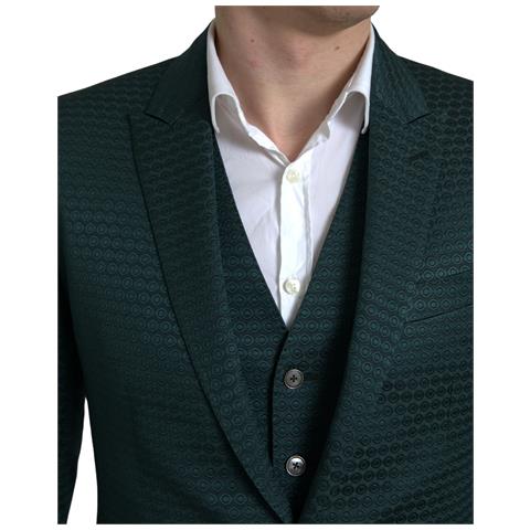 Abito Martini Monopetto Verde 3 Pezzi - It44 - Xs - Foto 2