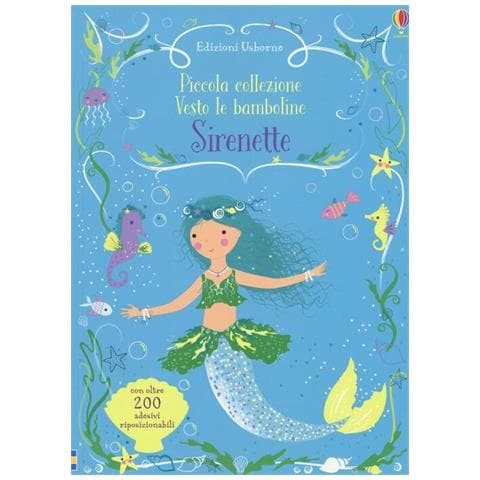 Sirenette. Piccola Collezione Vesto Le Bamboline. Con Adesivi. Ediz. A Colori - Foto 1