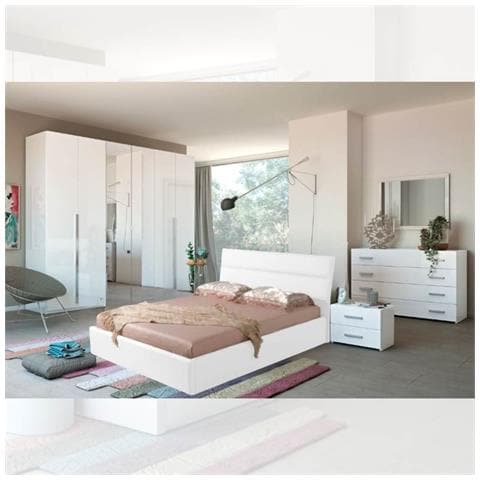 Camera Da Letto Nerano Bianco Laccato - Foto 1