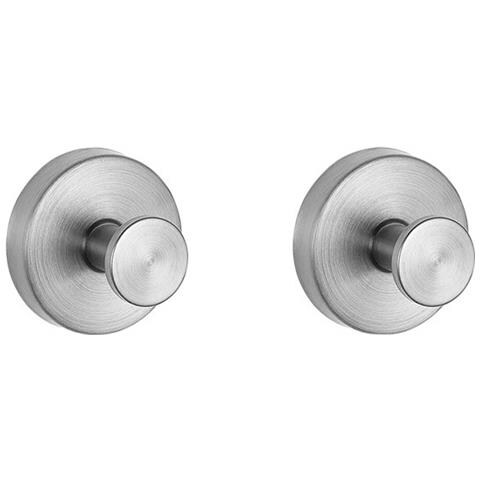 Ganci A Ventosa (confezione Da 2) - Forte Tenuta Per Specchi E Altro Silver - Foto 1