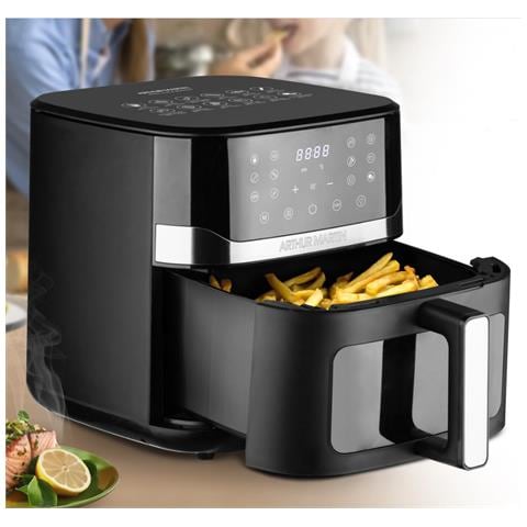 Friggitrice Ad Aria Nera Da 10 Litri E 1800 W - Ampaf1800 - Foto 2