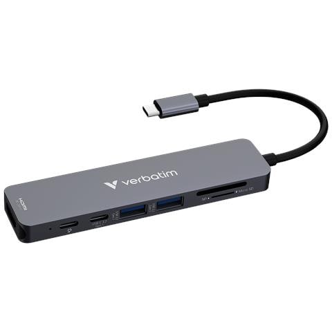 32158 hub di interfaccia USB 3.2 Gen 1 (3.1 Gen 1) Type-C 5000 Mbit /s Grigio - Foto 1