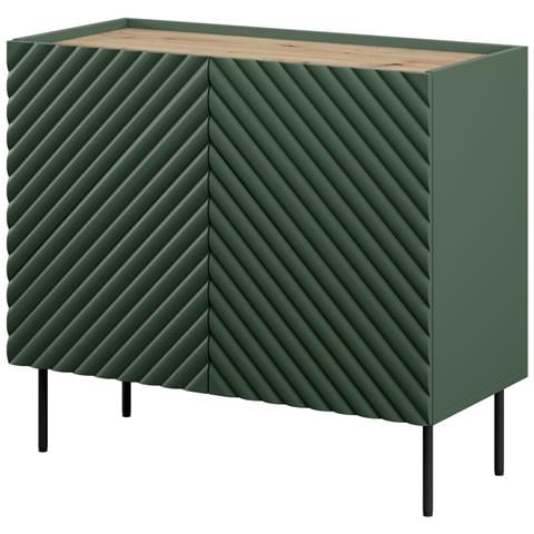 Cassettiera 2D ONDA 98x45xH85 verde - Foto 1