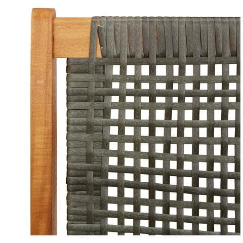 Sedie da Giardino 2 pezzi Grigio 76x67x73.5 cm Legno Massello di Acacia - Foto 9