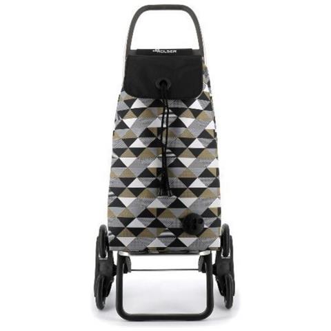 Carrello Della Spesa Nero A 6 Ruote - Imx391 Negro - Foto 2