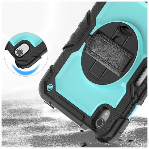 Custodia Per Ipad Mini 6 8.3” Con Supporto E Tracolla Menta - Foto 2