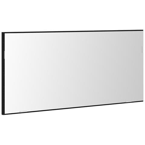Mobile da Bagno con Specchio e Luce LED Rovere Nero 80x37 cm - Foto 1