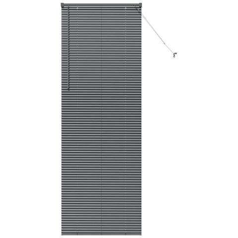 Tenda per Finestra con tende Grigio scuro Alluminio - Foto 1