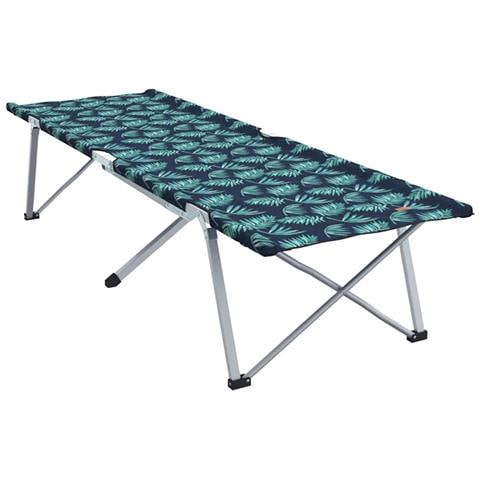 Letto da campeggio pieghevole Motivo a foglia 62 x 194 x 42 cm - Foto 1