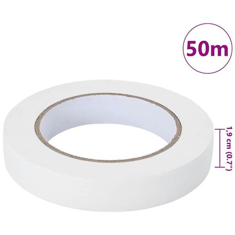 Nastri Adesivi per Pittori 12 pcs Bianco 19mm x 50m Carta - Foto 8