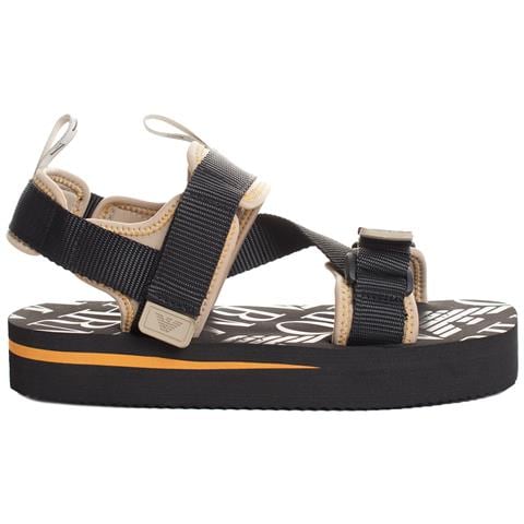 X4p113 Sandali Con Plateau Da Uomo - Foto 1