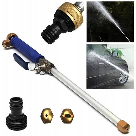 Lancia A Pressione Per Tubo Da Giardino 3/4"" - Costruzione Leggera, 25 Bar | Alluminio E Plastica, 46,5 Cm | Per Lavaggio Auto E Giardino - Foto 1