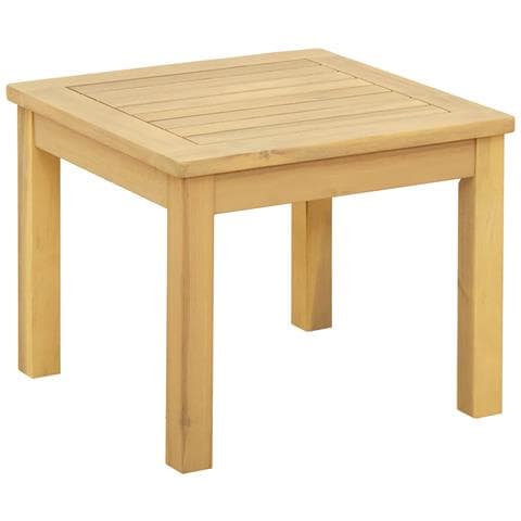 Tavolino da salotto Acacia chiaro 45 x 45 x 36 cm - Foto 1