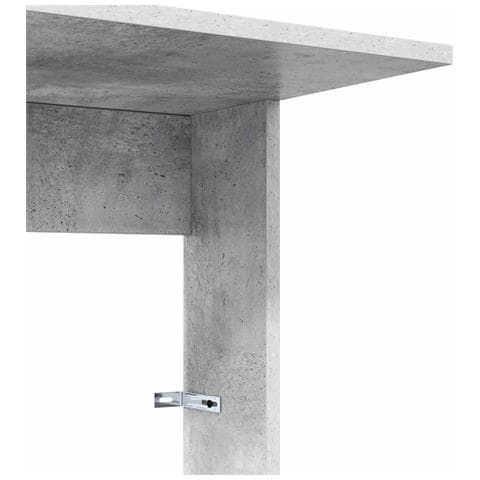 Tavolo laterale Grigio cemento 40 x 38 x 62,5 cm - Foto 9