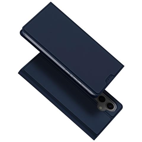 Cover per Galaxy S24 FE - Pelle /PU, Blu - Foto 1