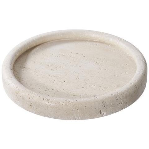Vassoio Bruce-beige-travertino-25,5x25,5x2,5 Cm - Foto 2