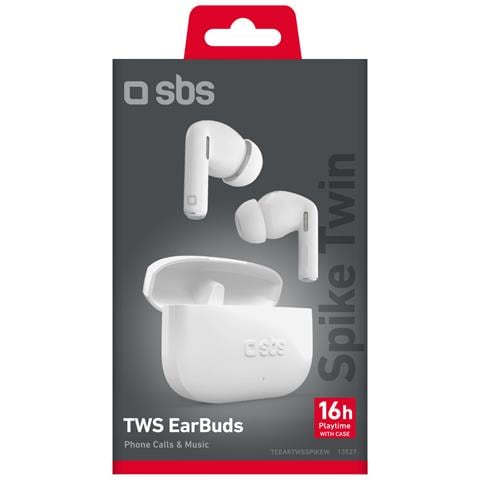 TEEARTWSSPIKEW cuffia e auricolare True Wireless Stereo (TWS) In-ear Musica e Chiamate Bianco - Foto 2