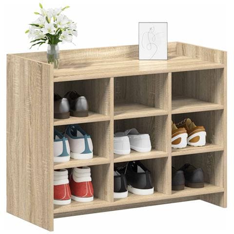 Mobile per scarpe Rovere Sonoma 85 x 39,5 x 70 cm - Foto 2