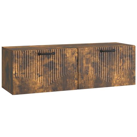 Mobile Porta TV da Muro Rovere Fumo 98 x 31 x 30 cm - Foto 1