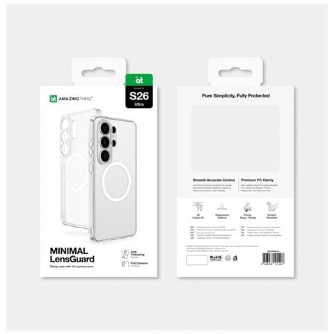 Custodia Per Telefono Con Protezione Per Obiettivo Amazingthing Samsung Galaxy S26 Ultra - Trasparente - Foto 7