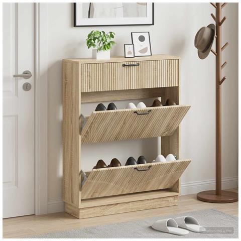 Mobile per scarpe HOORN 78 x 24 x 100 cm Legno ingegnerizzato - Foto 2