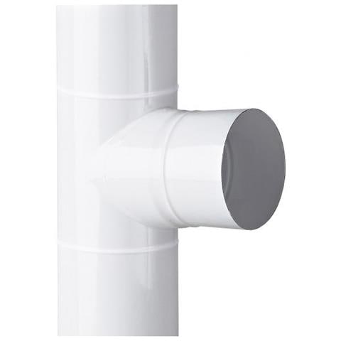 Raccordo T Smalt. Bianco Cm 12 - Foto 2