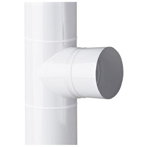 Raccordo T Smalt. Bianco Cm 12 - Foto 1