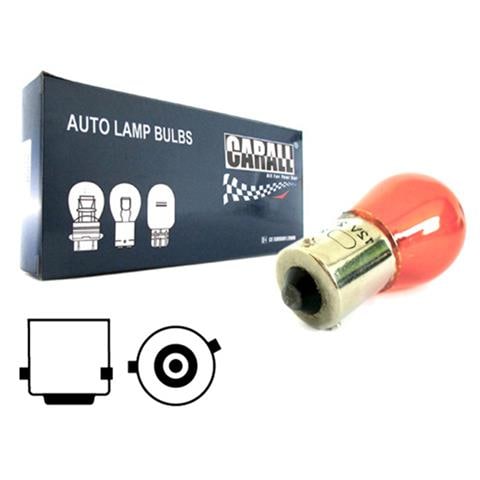 Confezione da 10 Pezzi Lampada Alogena S25 BAU15S PY21W 24V21W Arancione Amber Piedi Storti - Foto 1
