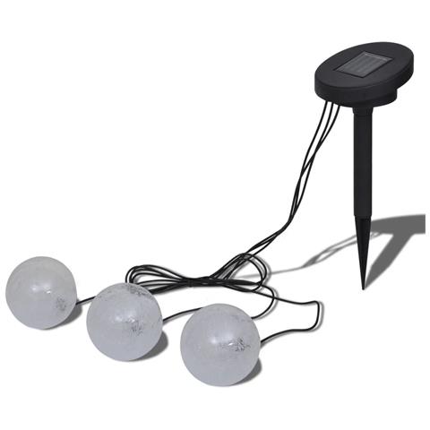 Set 3x Lampada Galleggiante Solare A Led Per Laghetto Piscina - Foto 1