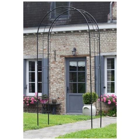 6040802 Arco Da Giardino In Metallo Nero - Foto 1