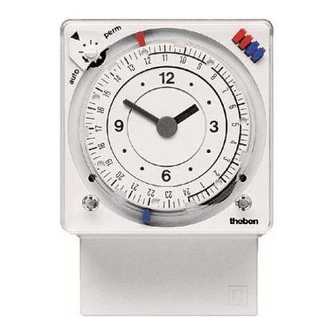 Sul289h - Sul 289 H Interruttore Tempo Orario Analogico 72x72 24h / 7g Cav. 1can Rc - Foto 2