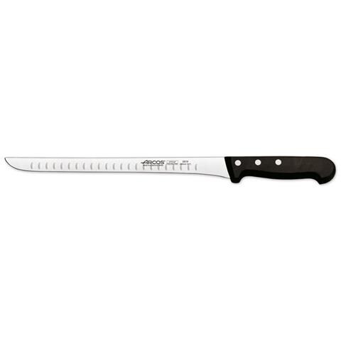 Serie Universal - Coltello Prosciutto - Lama Acciaio Inossidabile Nitrum 280 Mm Con Alveoli - Manico Polioxymetilene (pom) Colore Nero - Foto 1