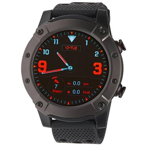 Smartwatch SW-650 Display 1.3" Bluetooth e GPS per Fitness con Contapassi e Cardiofrequenzimetro Nero - Europa - Foto 2