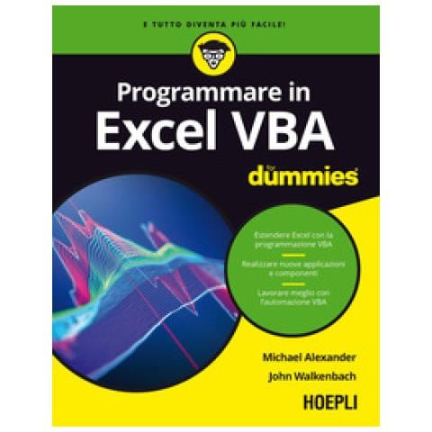 Hoepli Michael Alexander John Walkenbach Excel Vba For Dummies Eprice