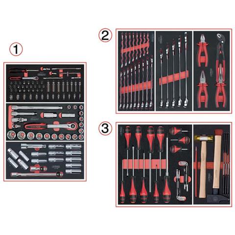 Composizione Utensile Tools - Per Carrello - 3 Cassetti - 158 Pz. 714.0158 - Foto 3