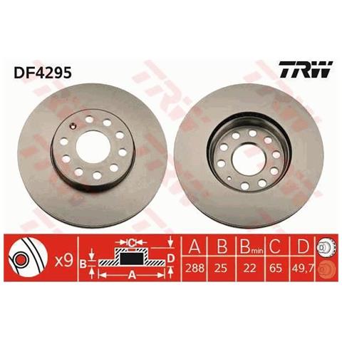 2 Dischi Freno Df4295 - Foto 1