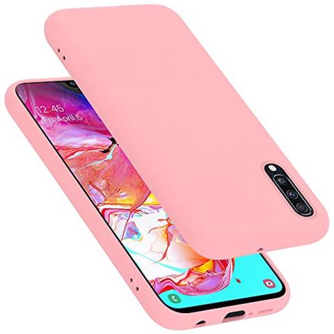 Custodia Compatibile Con Samsung Galaxy A70 / A70s In Liquid Rosa - Coperchio Protettivo In Silicone Tpu Flessibile - Foto 1