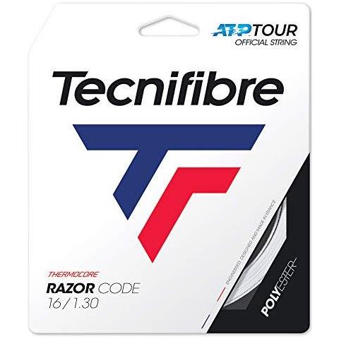 Codice Razor Bianco 12m Tennis String Set In Monofilamento Di Bianco Unisexadult Bianco 120 - Foto 3