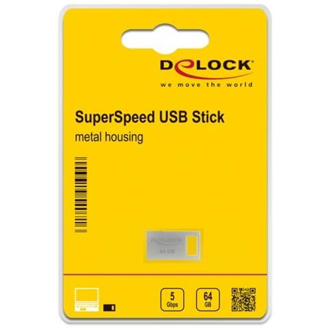 Chiavetta USB 5 Gbps da 64 GB - Alloggiamento in metallo - Foto 2