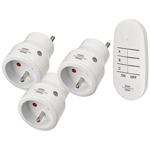 Set Di 3 Mini Prese Programmabili Ip20 Telecomandate - Foto 1