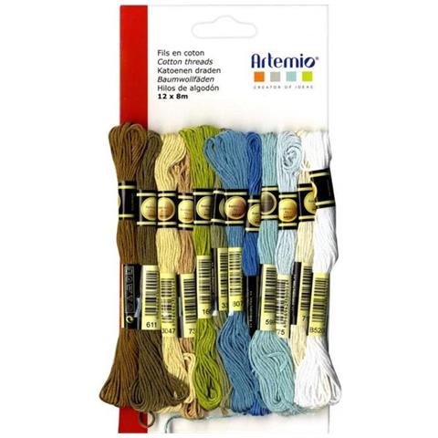 12 Fili Di Cotone Multicolore X 8 M - Inverno - Foto 1
