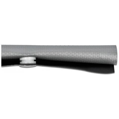 Manicotto per cavi con chiusura a bottone a pressione 2 m x 70 mm grigio / nero - Foto 2