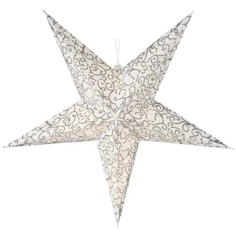 Stella Led Edm - Spirito Natalizio - 60 Cm - 10 Led - Carta - 71710 - Foto 1