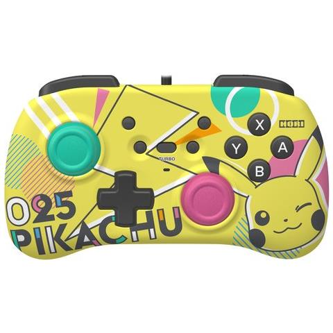 Gamepad Hori Nsw-278u Switch Horipad Mini Pokmon Pikachu Pop Yellow - Foto 1