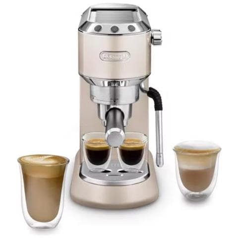 Macchina da Caffè Espresso Manuale Dedica Arte Serbatoio 1.1 Lt. Potenza 1300 Watt Colore Beige - Foto 2